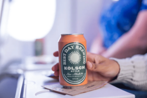 Alaska Airlines teams up with Best Day Brewing to add craft non-alcoholic beer to its premium beverage lineup