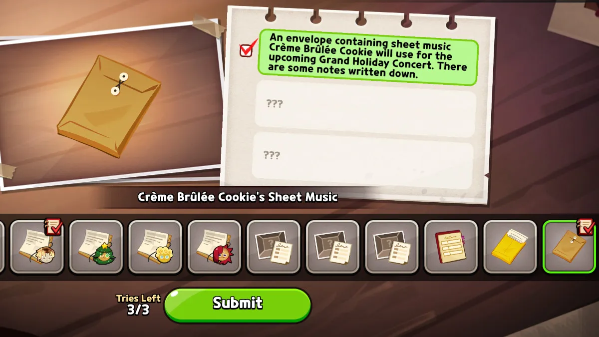 Cookie Run Kingdom Holiday Express Chapter 3 Answers Envelope