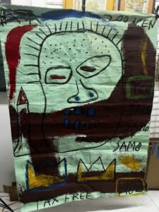 Obra-prima do artista americano Jean-Michel Basquiat '200 Yen' irá encantar os principais museus dos EUA