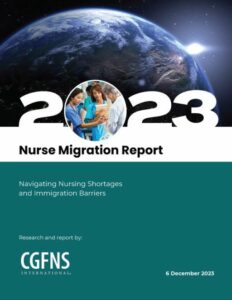 När hälsosystemen kämpar med sjuksköterskebrist ser CGFNS International en kraftig ökning av sjuksköterskor som vill migrera till USA