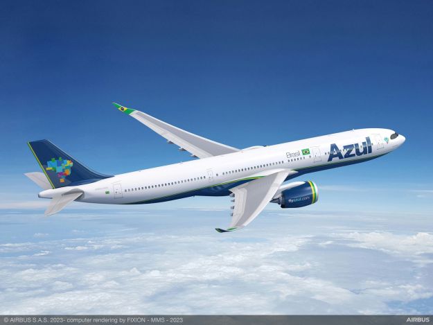 كشفت شركة Azul Linhas Aéreas عن طلب إضافي لشراء أربع طائرات من طراز Airbus A330neo