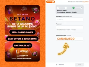 Betano Promo Code 2023: Claim bonuses with "CANADA500"