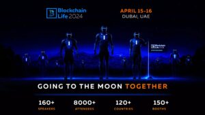 سيجمع مؤتمر Blockchain Life 2024 رقماً قياسياً يبلغ 8000 مشارك في دبي