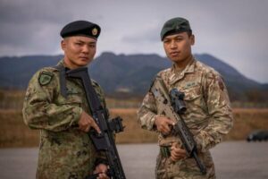 British Army soldiers embed with Japanese army for first time