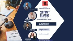 Certificate course on Contract Drafting – Basics and Use in Intellectual Property Rights
