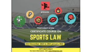 Spordiõiguse tunnistuse kursus (23. detsember 2023 kuni 20. jaanuar 2024) – IP Press