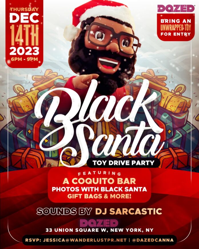 Dazed x Baron Davis' The Black Santa Company TOY DRIVE PARTY Komplet za