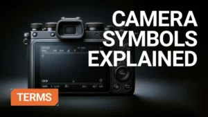 DIY-fotografering forklarer kamerasymboler