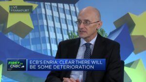 ECB closely monitoring the 'suffering' commercial real estate sector, supervisory board chair says