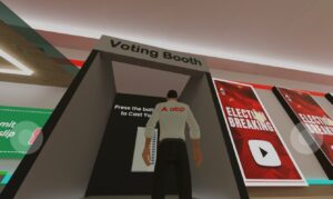 Election Metaverse vede 25 utenti in 500 stanze al momento del lancio