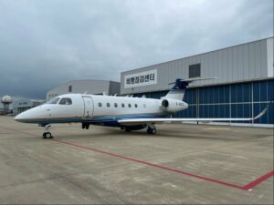 Embraer mengirimkan pesawat Praetor 600 ke Pusat Layanan Inspeksi Penerbangan Korea Selatan