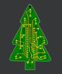Festive PCB Gives The Gift Of Hacking