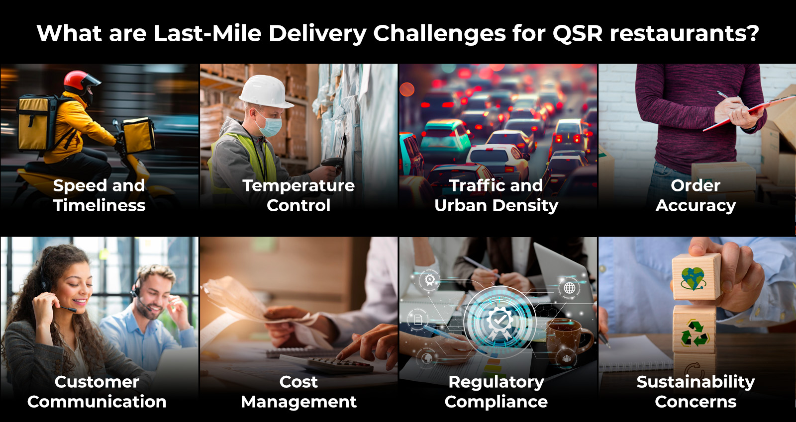 Izzivi dostave zadnje milje v sektorju QSR