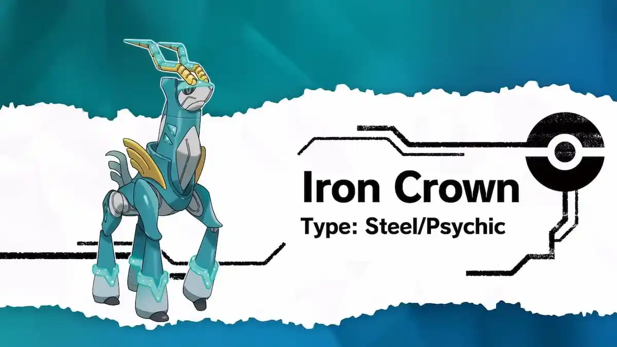 Kuidas leida Iron Crown Pokémon Scarlet ja Violet The Indigo Disk'is