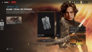 How to get all Dune Trial of Power rewards in Modern Warfare 3