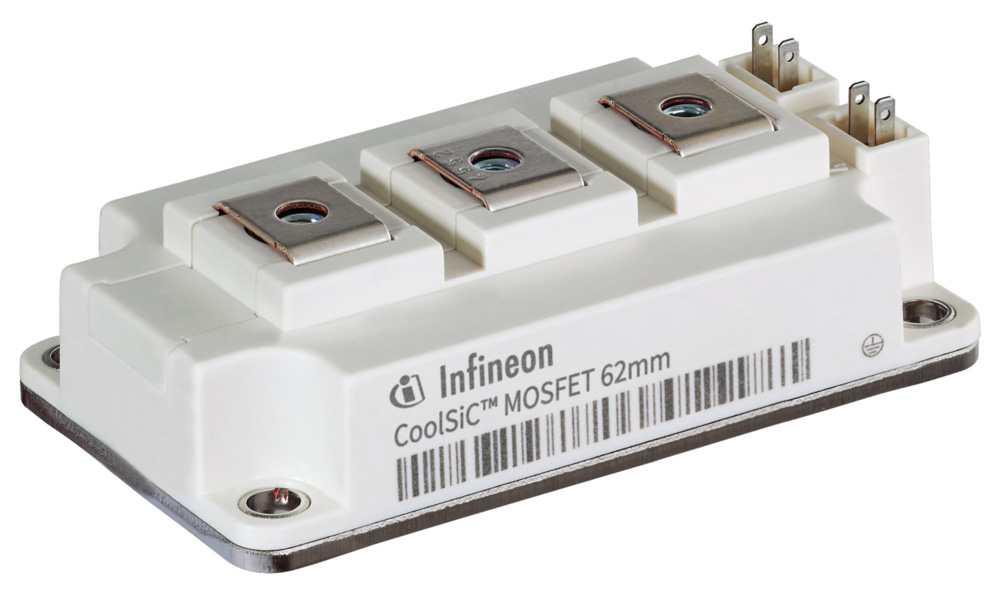 Infineon družinam modulov MOSFET CoolSiC 62V in 1200V doda paket 2000 mm