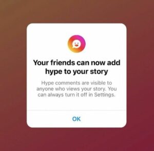 Τα σχόλια του Instagram Hype θα ενισχύσουν περαιτέρω την αφοσίωση στο Stories