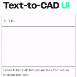 Présentation de Text-to-CAD @zoodotdev