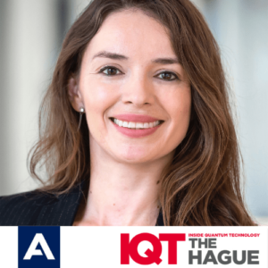Johanna Sepúlveda, Airbusi kaitse- ja kosmosevaldkonna kvantturvalise side peainsener, esineb 2024. aastal Haagis IQT-l - Inside Quantum Technology