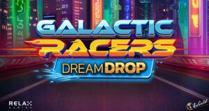 Deltag i det futuristiske kapløb i Relax Gamings nye spilleautomat: Galactic Racers Dream Drop