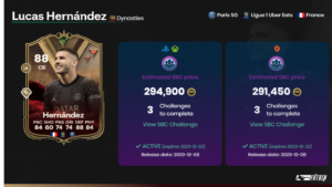Lucas Hernandez FC 24 : Comment terminer le DCE Ultimate Dynasties