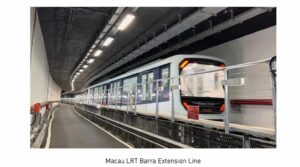 Macau LRT Barra Extension Line begynner kommersiell drift 8. desember