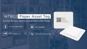 Minew MTB02 Paper Asset Tag: ultradun, efficiënt en milieuvriendelijk