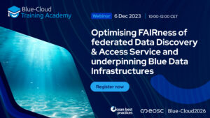 Webinar Optimizing FAIRness of federated Blue Data Infrastructures - CODATA, The Committee on Data for Science and Technology