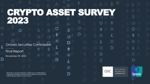 Crypto Asset Survey 2023 OSC 1 - OSC: 2023 Canadian Crypto Survey Insights