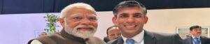 Pääministeri Modi tapaa brittiläisen vastapuolen Rishi Sunakin COP28-huippukokouksen sivussa Dubaissa