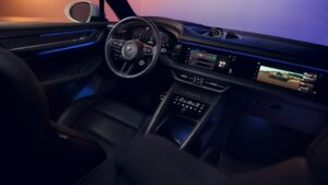 Porsche Macan EV's interior shown off, and we go for a high-speed ride - Autoblog