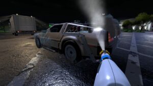 Powerwash Simulator Back To The Future DLC anmeldelse - Time Travel is Messy - MonsterVine