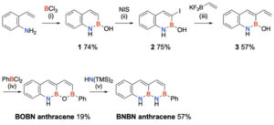 Forskere oppnår gjennombrudd innen organiske halvledere med et nytt BNBN-antracenmolekyl