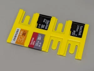 Slim Micro SD Card Organizer #3DThursday #3DPrinting
