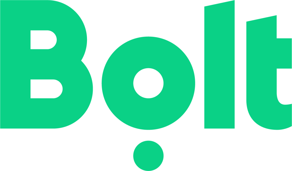 Bolt groen gekleurd logo.