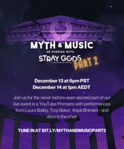 Stray Gods võõrustab 13. detsembril teist muusikalist üritust – MonsterVine