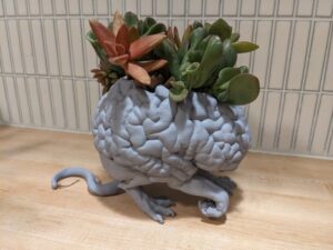 Divoratore di succulente – Fioriera Divoratore di intelletto #3DThursday #3DPrinting
