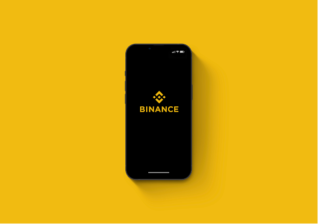 binance app on a smart phone