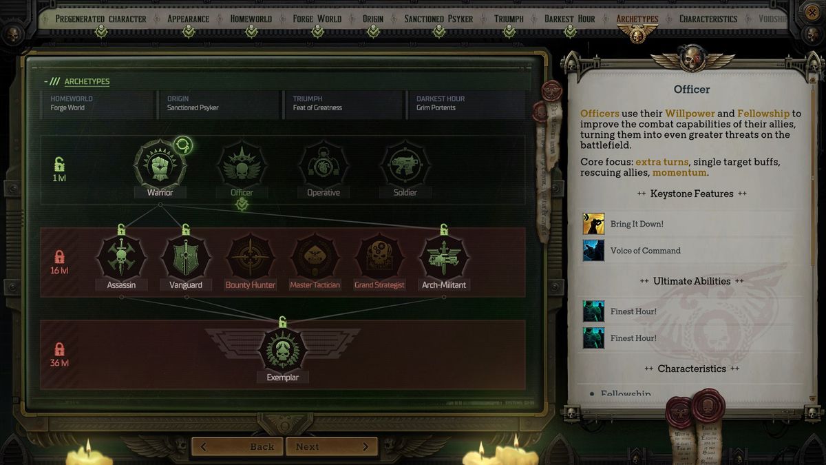 The best archetypes in Warhammer 40K: Rogue Trader