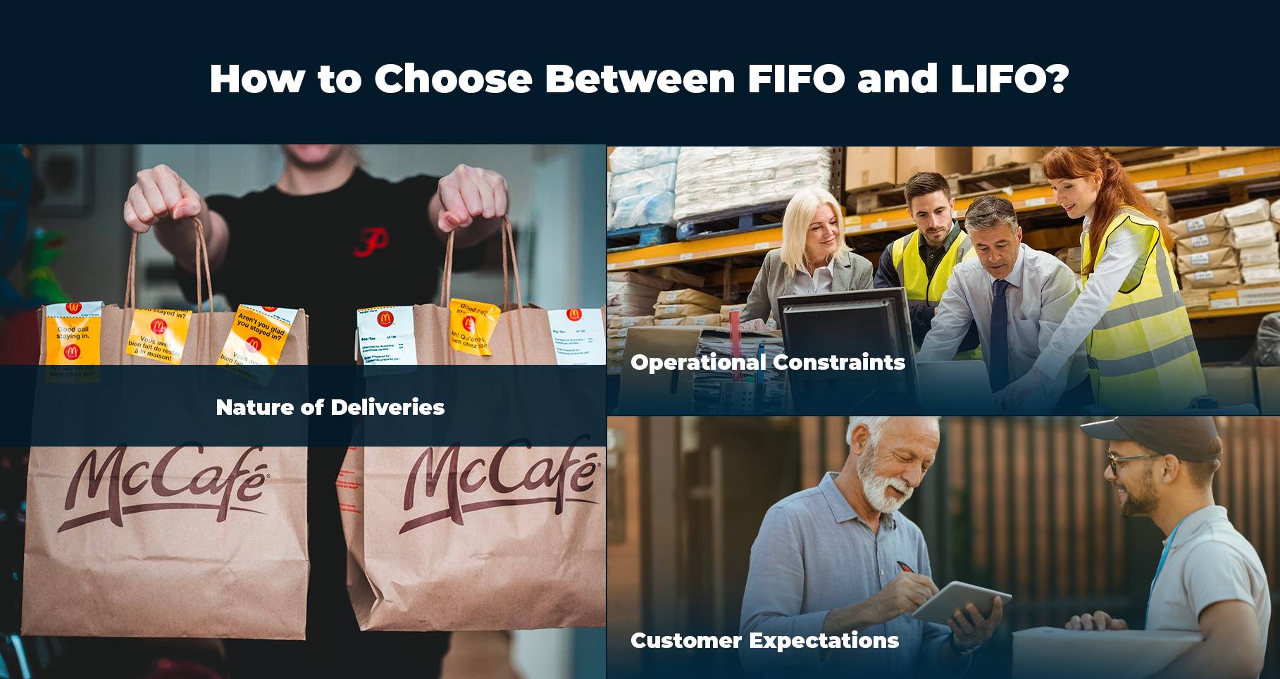 כיצד לבחור בין FIFO ל-LIFO בעת יצירת תכנון לוגיסטי