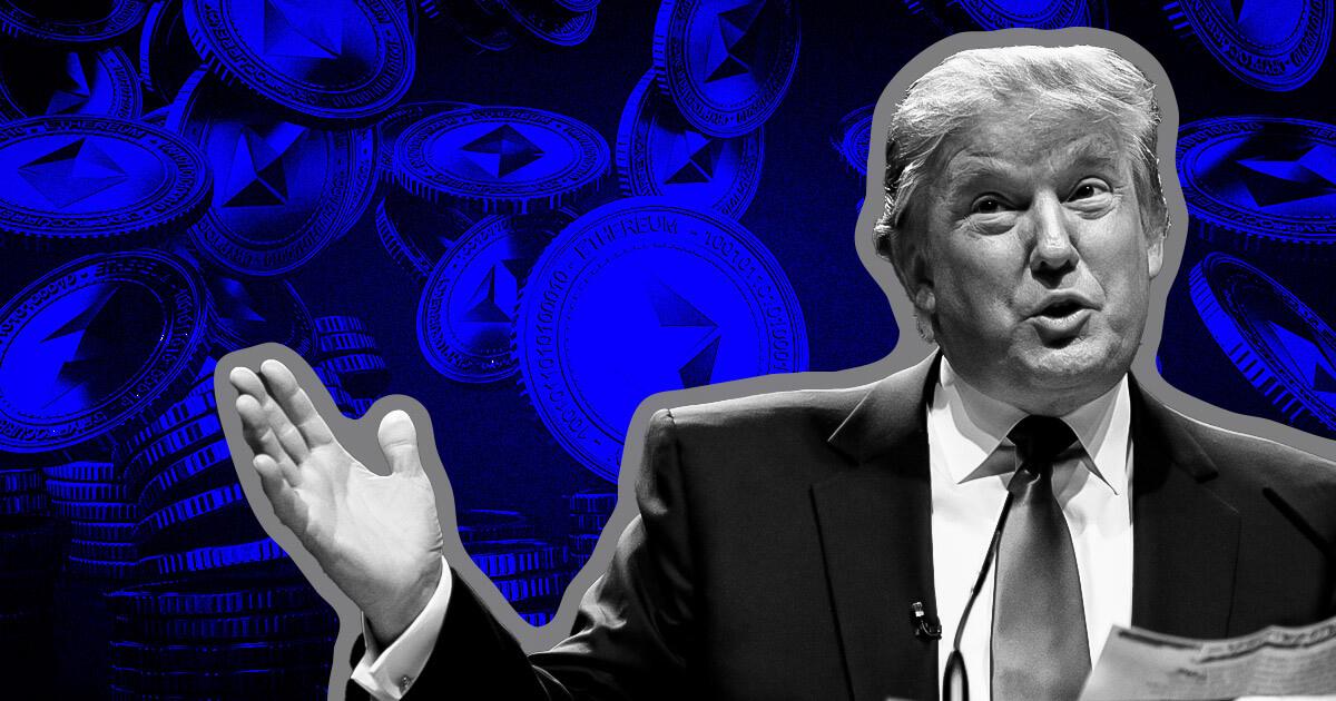 Trump's Ethereum wallet moves $2.4M in crypto to Coinbase