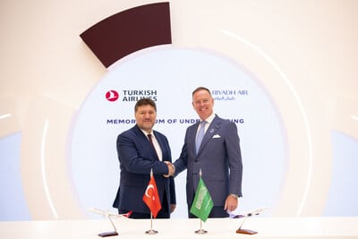 Turkish Airlines och Riyadh Air bildar strategiskt partnerskap för att förbättra reseanslutningen och öka turismen