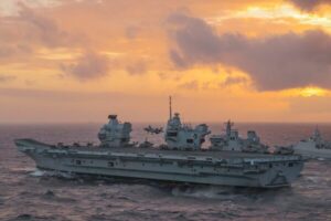 Az Egyesült Királyság Carrier Strike Group 2025-ben Japánba látogat
