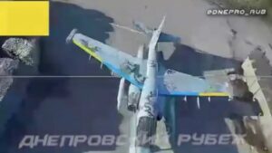 Vaadake seda: Vene Lancet Attack Droon ründab Ukraina Su-25 peibutisi