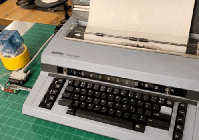 Når er en skrivemaskin en skriver? Når den har en parallellport