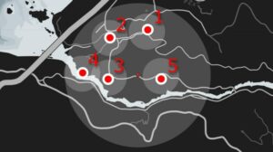 যেখানে জিটিএ অনলাইনে চিলিয়াড মরুভূমিতে সমস্ত 5টি ইয়েতির ক্লু পাওয়া যায়
