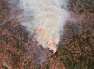 עדכון שריפות בפארק הלאומי יוסמיטי