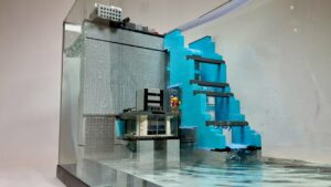 Una presa hidroeléctrica construida con LEGO