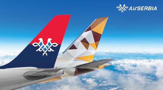 塞尔维亚航空和阿提哈德航空启动代码共享以扩大欧洲的连通性