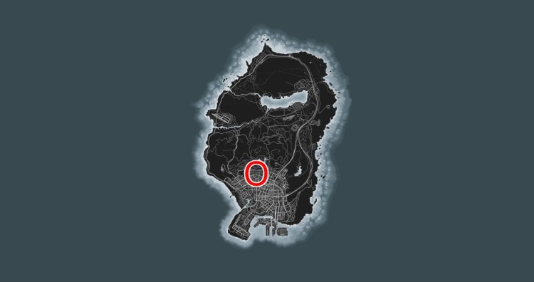 Mapa lokalizacji mopsów w Gta Online